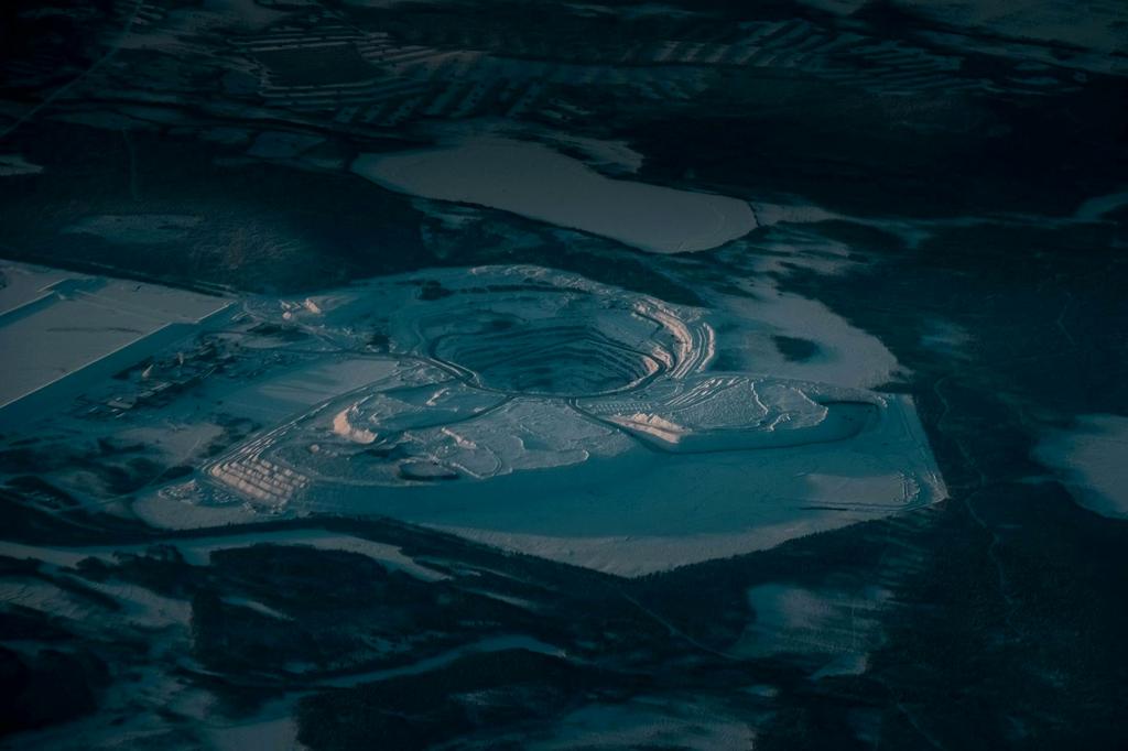 Open Pit Mine Aerial View